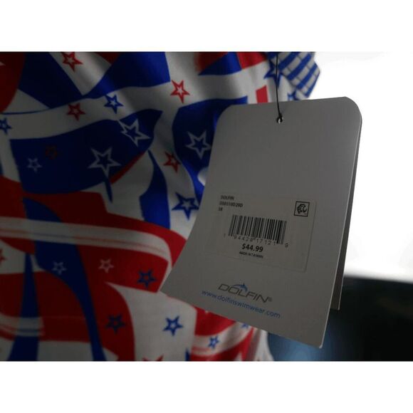 Dolfin Uglies Swimwear V-Back One Piece Swimsuit Pink 38 - Picture 6 of 9